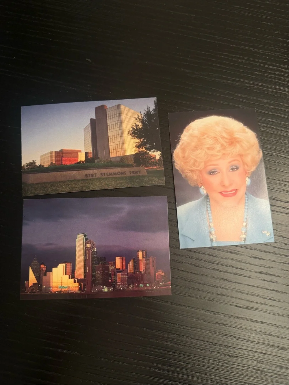 Vintage Mary Kay Postcards Bundle of (3) Dallas Office Headshot New Unused